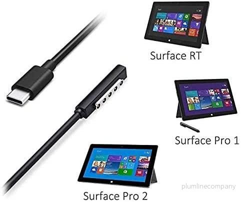 NÖRDIC 1,5m USB laddarkabel 12V3A för Surface Pro 1/2 - Bild 3