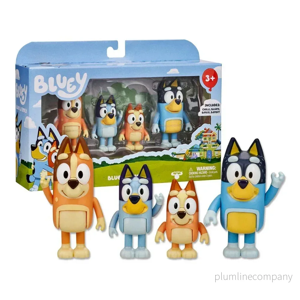 Bluey Action Figures 4-Pack - Bild 3