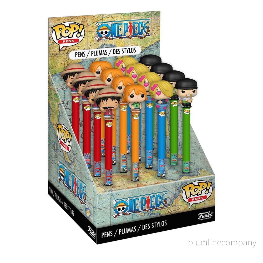One Piece POP! Heminredning Pennor med Toppers Display (16) One Piece POP! Heminredning Pennor med Toppers Display (16)