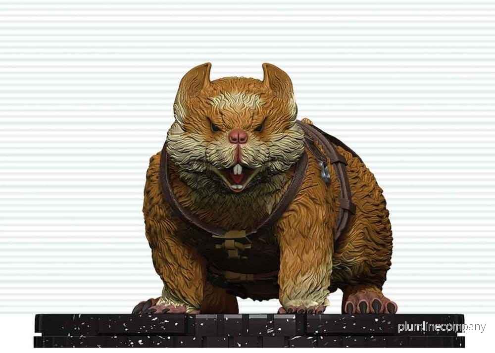 Dungeons & Dragons HeroClix: Jättefigur Rymdhamster Miniatyr - Bild 3