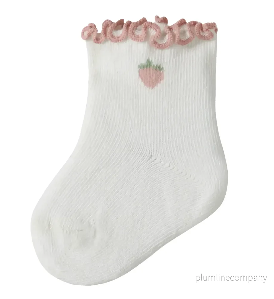 Strumpor baby – NBFFIDUCIA SOCK LIL – STRAWBERRY Strumpor baby – NBFFIDUCIA SOCK LIL – STRAWBERRY
