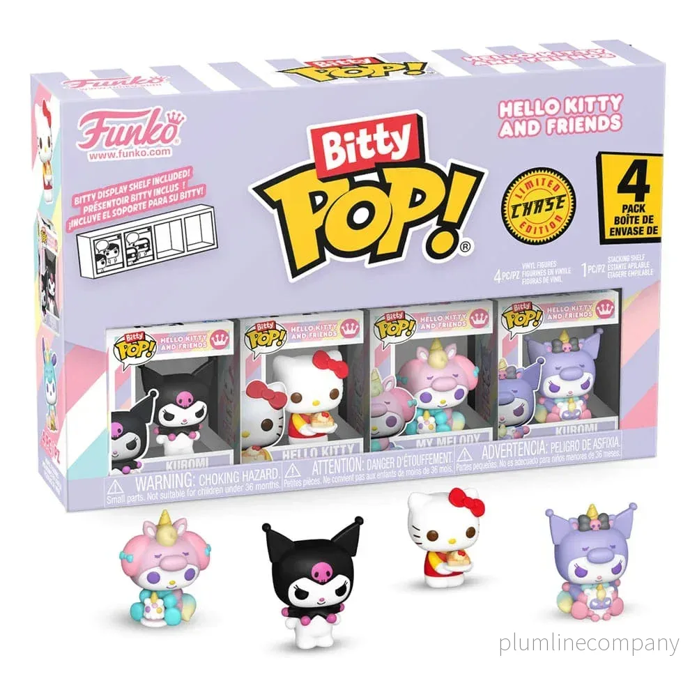 Hello Kitty och Vänner Bitty POP! Figur 4-Pack Serie 3 2 cm - Bild 2