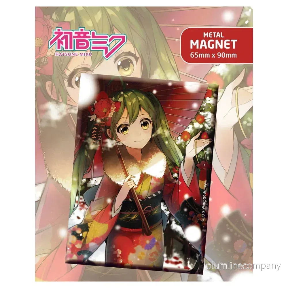Hatsune Miku Kylskåpsmagnet - Vinterspecial - Bild 2
