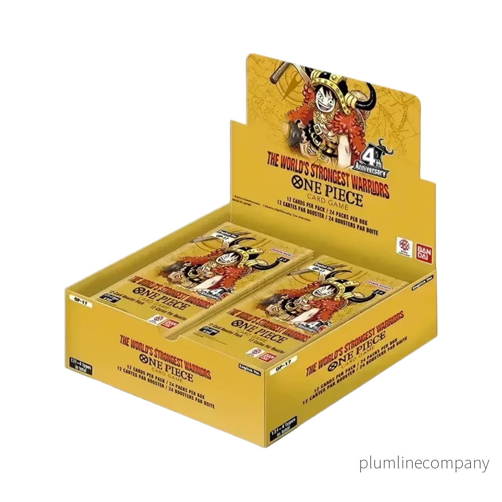 One Piece TCG OP17: The World's Strongest Warriors Booster Box CASE FRESH