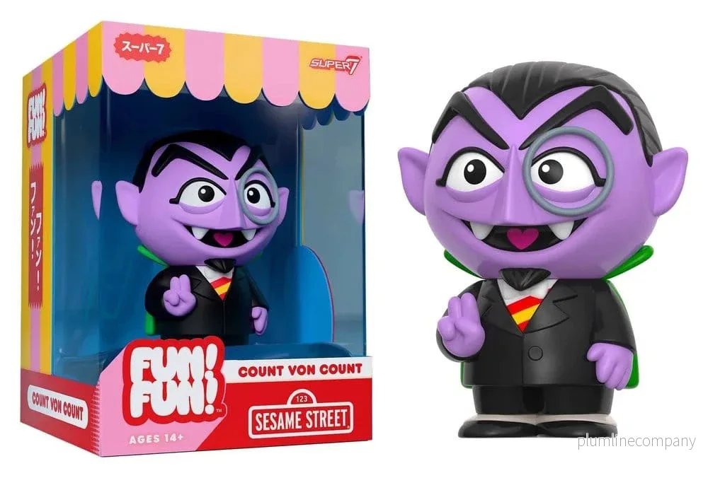 Sesame Street Kul! Kul! Vinylaktionsfigur Våg 01 - Greve von Greve 18 cm - Bild 3