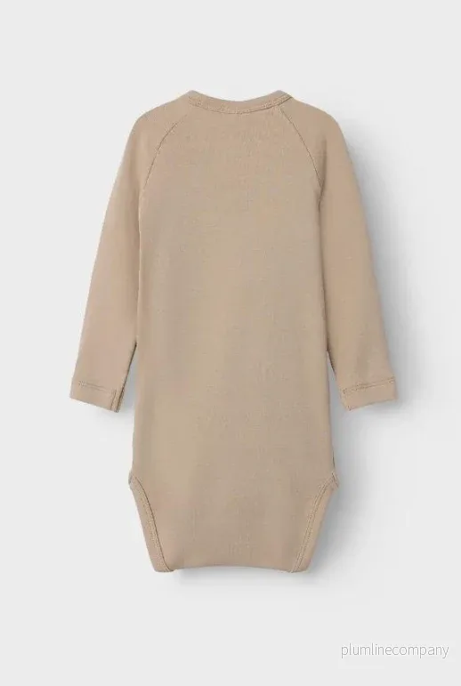 SISTA CHANSEN - Lil'Atelier NBNGAYO LS SLIM WRAP BODY LIL - White Pepper - Bild 2