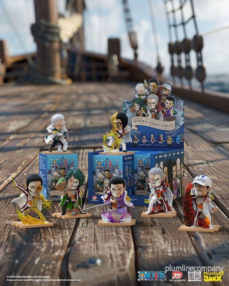 One Piece Freeny's Hidden Dissectables Marines Edition - 4 tum Figur Blind Box Display (6) - Bild 3