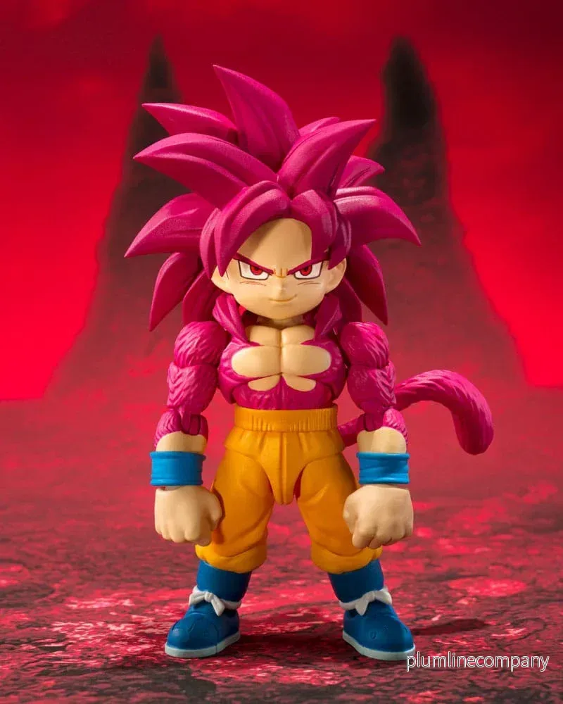 Dragon Ball Daima S.H.Figuarts Action Figur Super Saiyan Level 4 Son Goku (mini) 8 cm - Bild 2