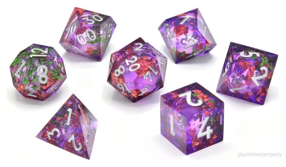 CritStones Liquid Core Dice Set Herbalist's Dream (7) - Bild 2