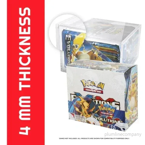 Evoretro Akryldisplay för Booster Boxes / Elite Trainer Boxes Ver. 1 med Glidande Lock - Bild 3