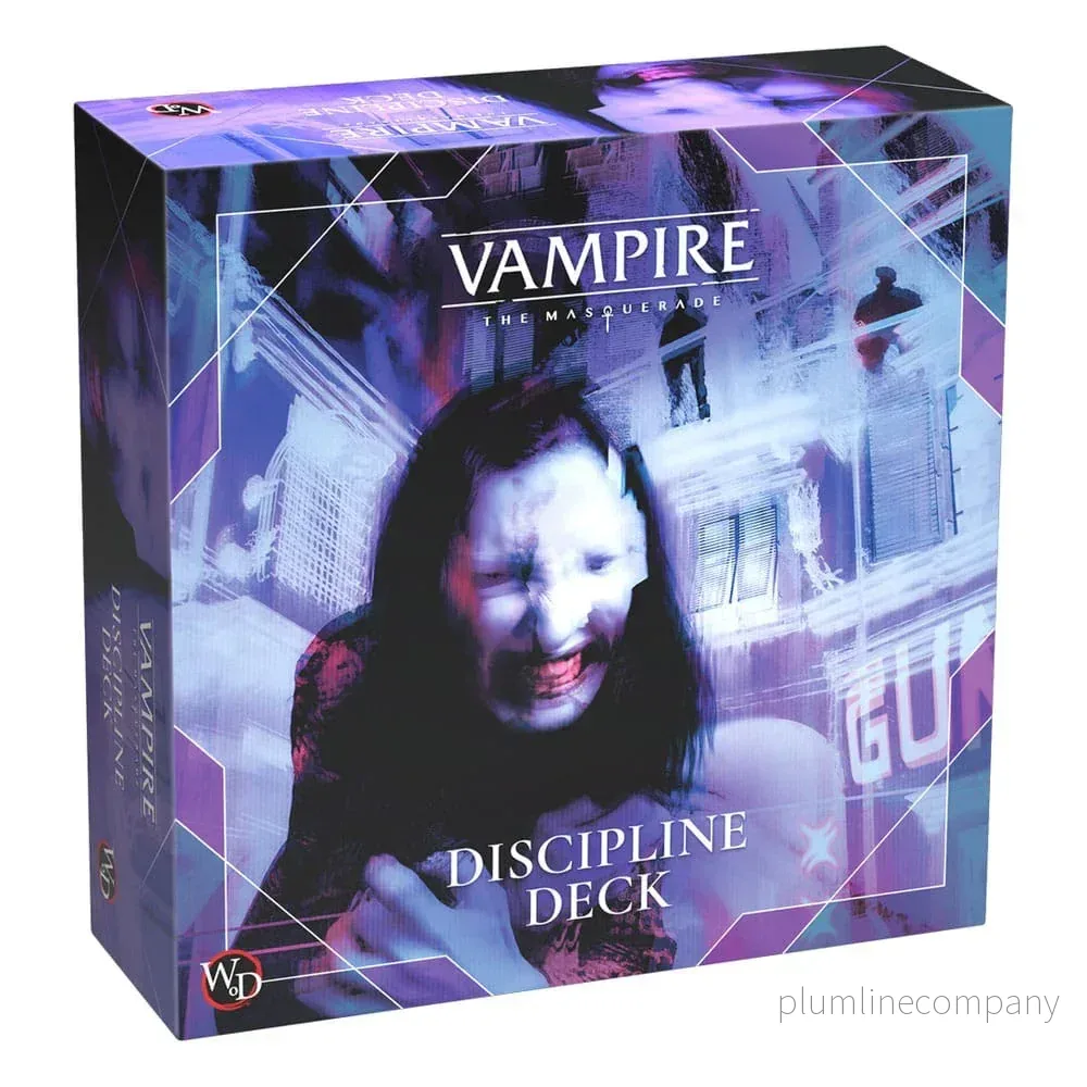 Vampire The Masquerade 5th Edition Kortspel Discipline Deck Tillbehör – Engelska Versionen