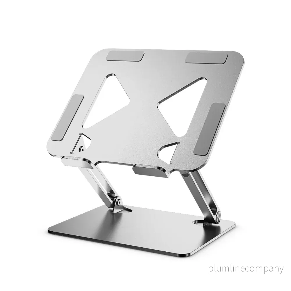 NÖRDIC bärbarställ för upp till 17″ justerbar höjd notebookställ laptopstativ silver NÖRDIC bärbarställ för upp till 17″ justerbar höjd notebookställ laptopstativ silver