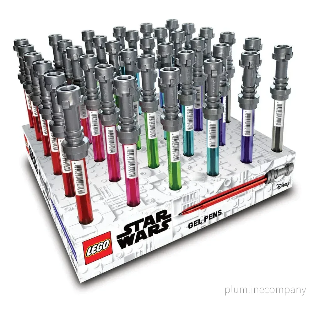 LEGO Star Wars Gel Pens Lightsaber Display (36) LEGO Star Wars Gel Pens Lightsaber Display (36)