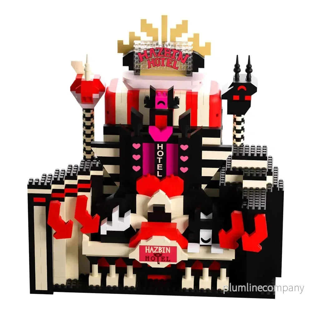 Hazbin Hotel byggsats Ny Hazbin Hotel 18 cm Hazbin Hotel byggsats Ny Hazbin Hotel 18 cm