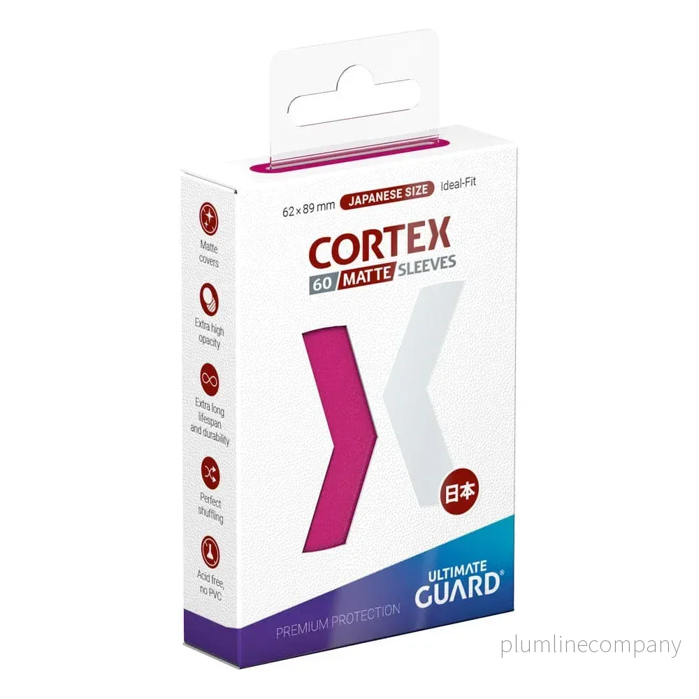 Ultimate Guard Cortex Sleeves Matte Japansk Storlek (60) - Rosa - Bild 2