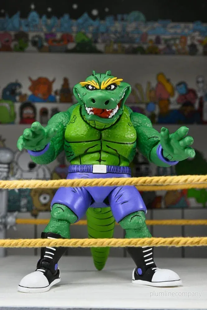 Teenage Mutant Ninja Turtles (Archie Comics) Action Figur Stump Wrestling Leatherhead 18 cm Teenage Mutant Ninja Turtles (Archie Comics) Action Figur Stump Wrestling Leatherhead 18 cm