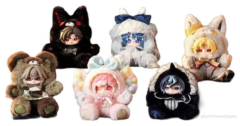 ANTOO Wonderland Mini Figures 4-Pack Furry 20 cm Blind Box ANTOO Wonderland Mini Figures 4-Pack Furry 20 cm Blind Box
