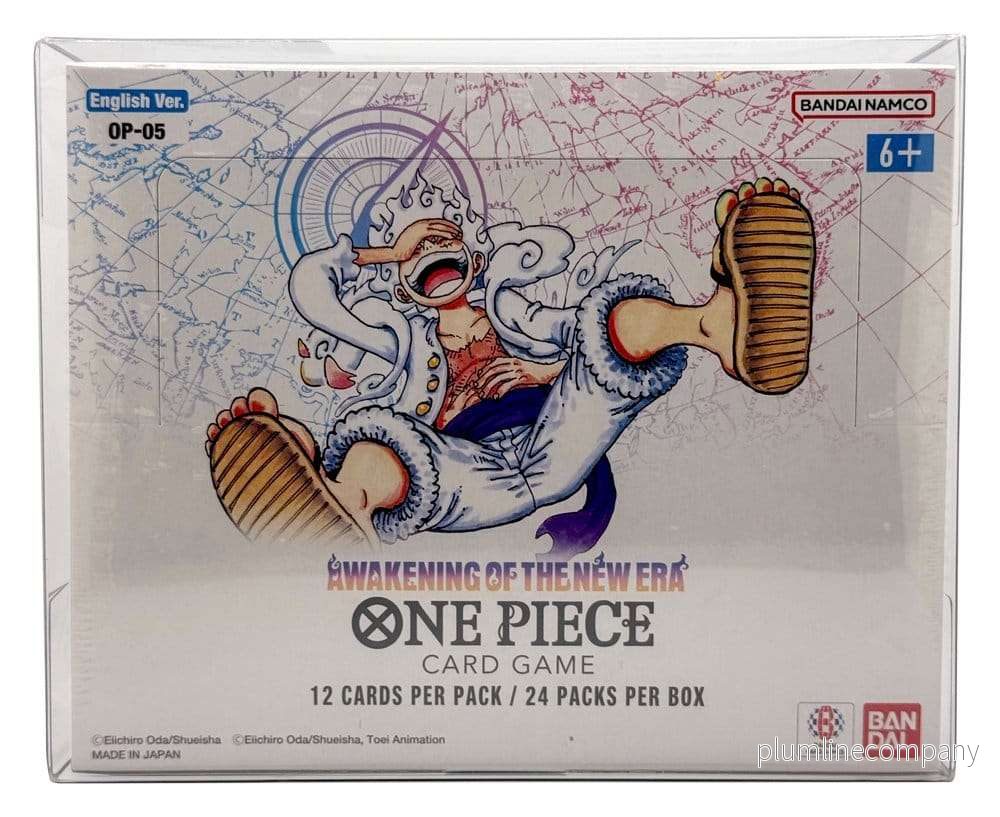 Evoretro PET Protectors 5-pack för One Piece Booster Box (engelsk version, OPP 4-6) 12 x 6 x 15 cm Evoretro PET Protectors 5-pack för One Piece Booster Box (engelsk version, OPP 4-6) 12 x 6 x 15 cm