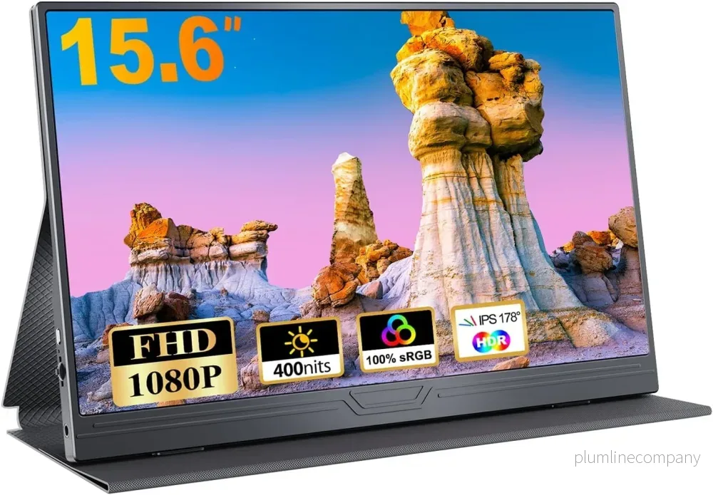 NÖRDIC USB-C & HDMI Bärbar LCD-skärm 15,6″ 1920x1080p 60Hz NÖRDIC USB-C & HDMI Bärbar LCD-skärm 15,6″ 1920x1080p 60Hz