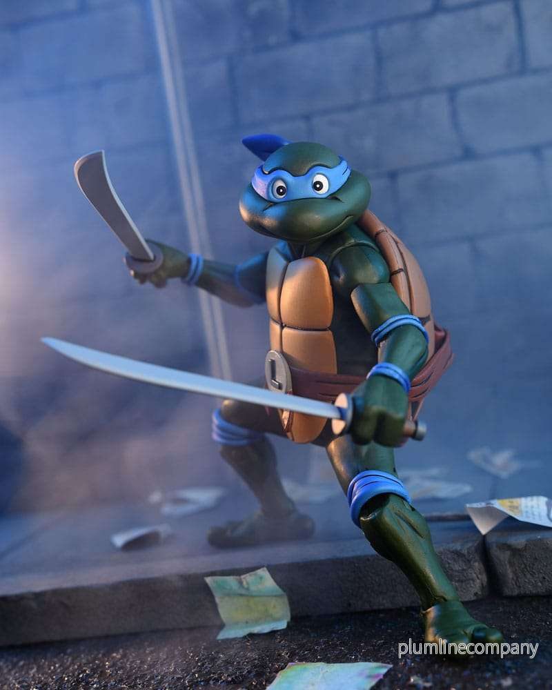 Teenage Mutant Ninja Turtles (1987 Cartoon) Action Figure Ultimate Leonardo (VHS) 18 cm Teenage Mutant Ninja Turtles (1987 Cartoon) Action Figure Ultimate Leonardo (VHS) 18 cm