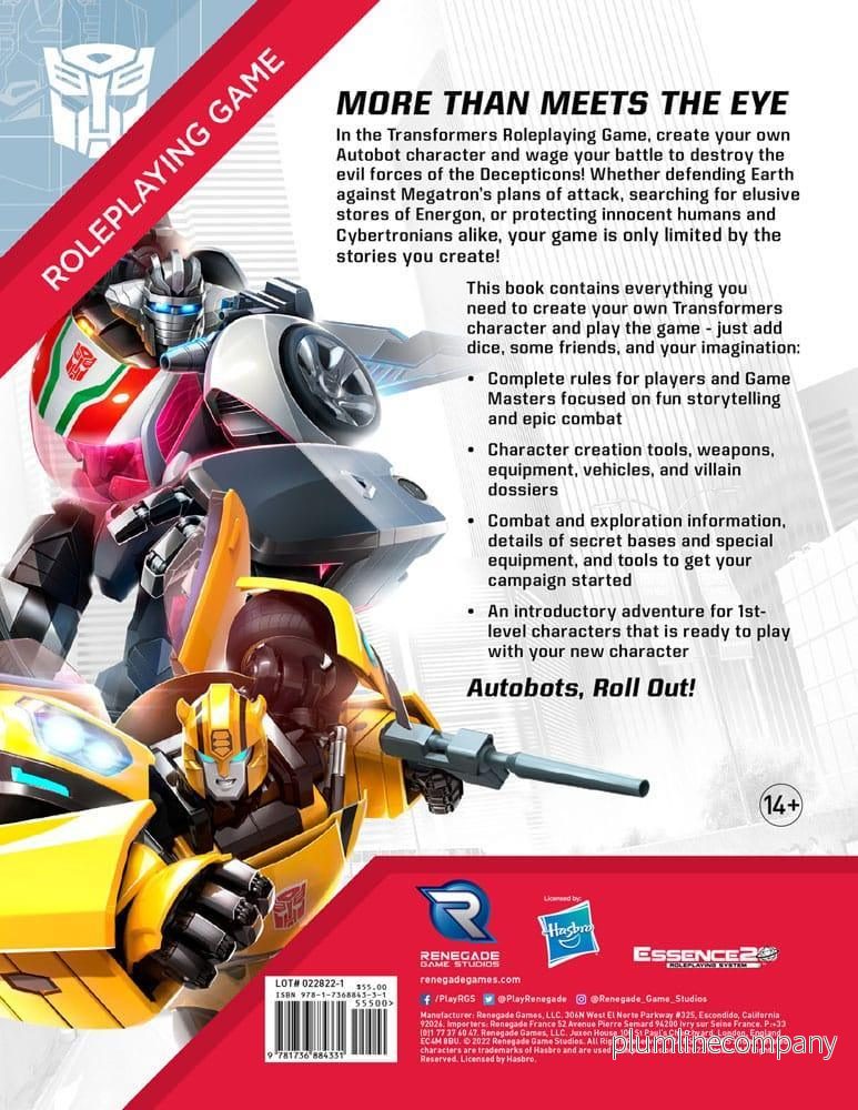 Transformers RPG Core Rulebook *Englische Version* - Bild 3