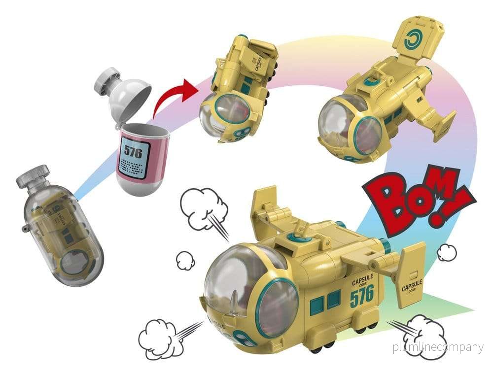 Dragon Ball Z CHANGEARTS actionfigur Hoi-Poi Capsule No. 576 Bulma's Airplane 8 cm - Bild 2