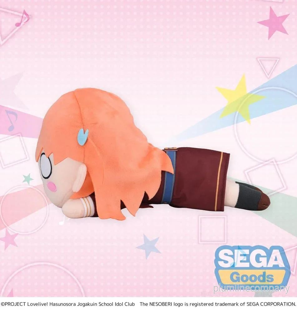 Love Live! Nesoberi (Liggläge) gosedjur Hinoshita Kaho vinteruniform (M) 16 cm - Bild 3