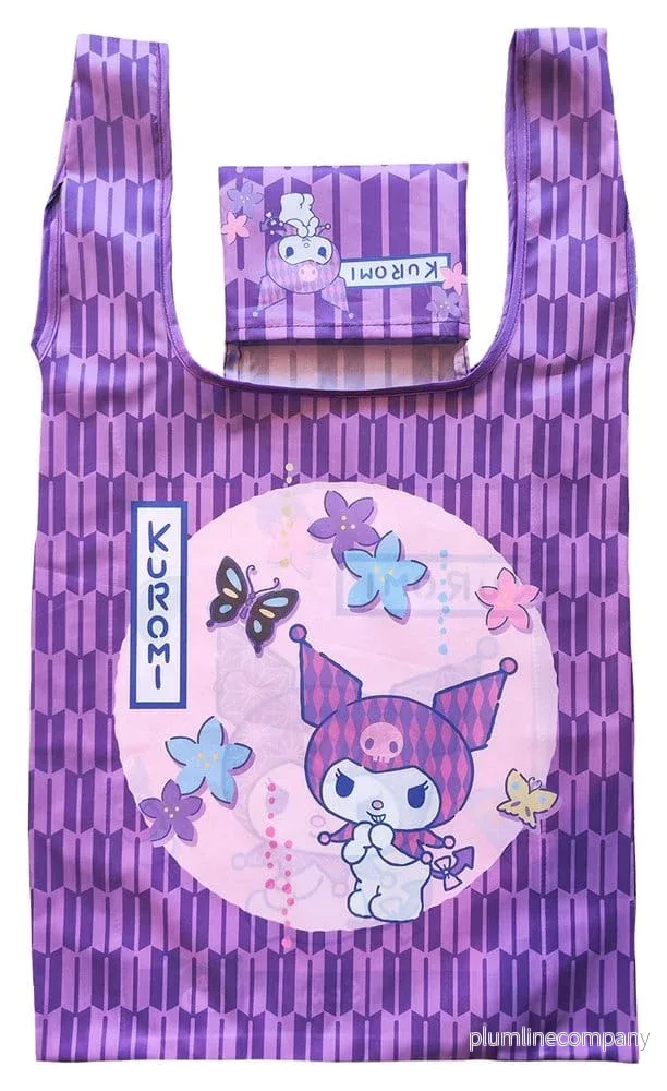 Sanrio Tote Bag Kuromi Japansk Fällbar - Bild 3