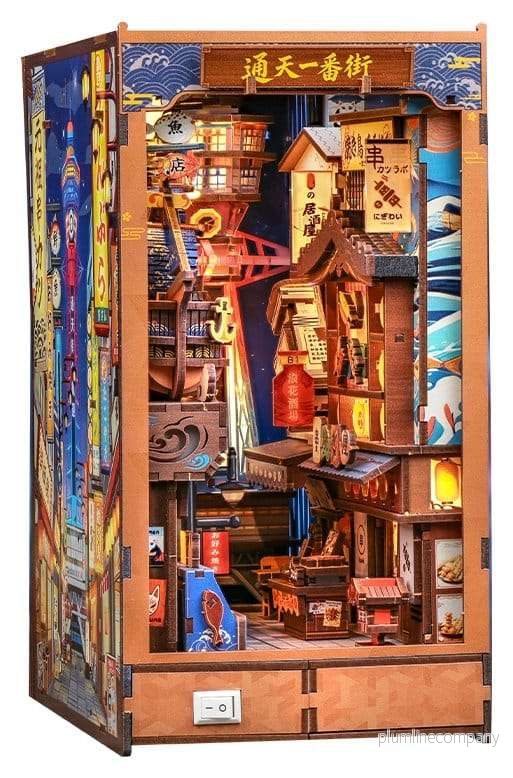 Book Nook Tsutenkaku Ichiban Street 23 x 12 cm Book Nook Tsutenkaku Ichiban Street 23 x 12 cm