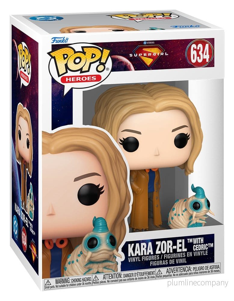 Supergirl (2026) POP! Figur Kara Zor-El med Cedric 9 cm - Bild 3