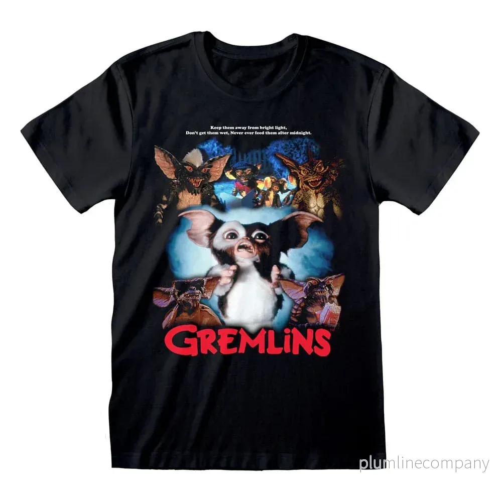 Gremlins T-Shirt Retro Poster Style Gremlins T-Shirt Retro Poster Style