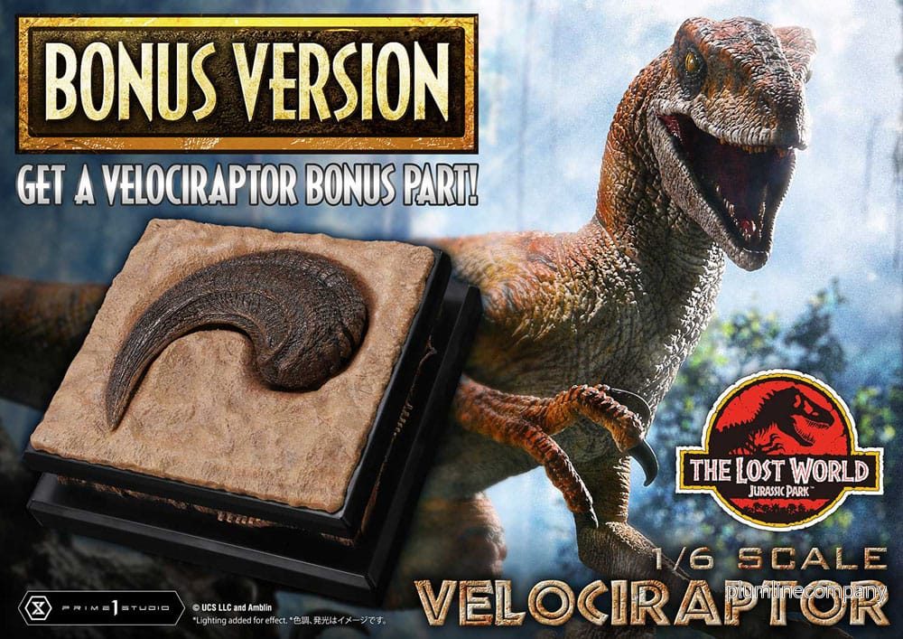 Jurassic Park II Legacy Museum Collection Statue 1/6 Velociraptor Bonus Version 41 cm - Bild 3