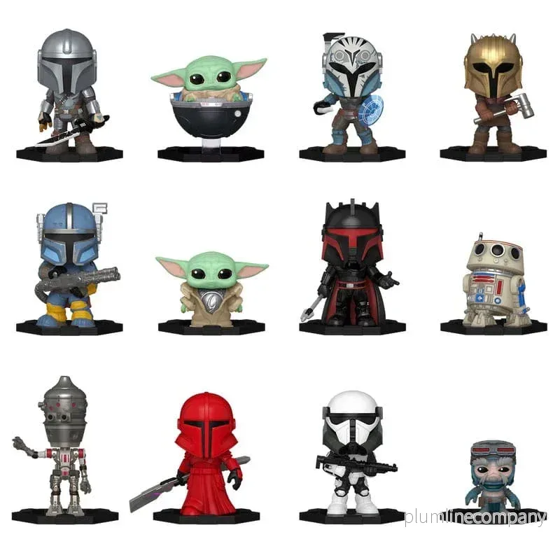 Star Wars Mystery Mini Actionfigurer 5 cm The Mandalorian Display (12) - Bild 3