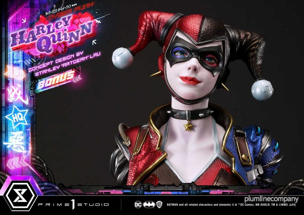 Batman Ultimate Premium Masterline Series staty Cyberpunk Harley Quinn Deluxe Bonus Version 60 cm - Bild 2