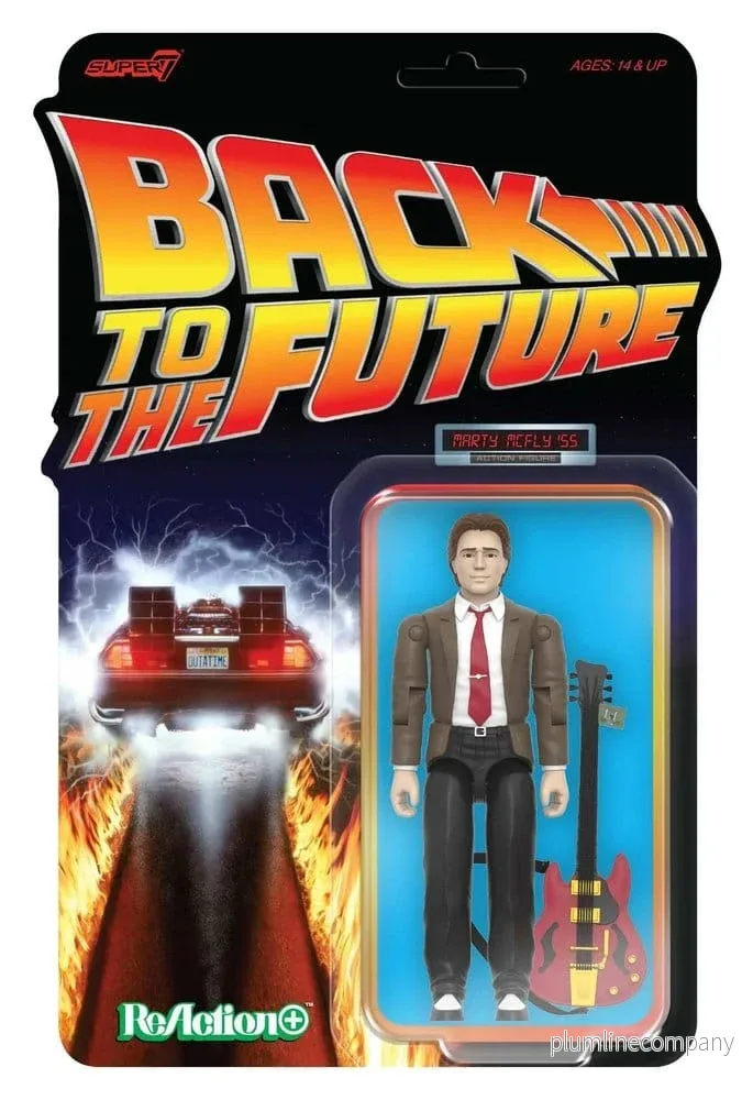 Tillbaka till Framtiden ReAction+ Actionfigur Våg 01 – Marty McFly ’55, 4 cm