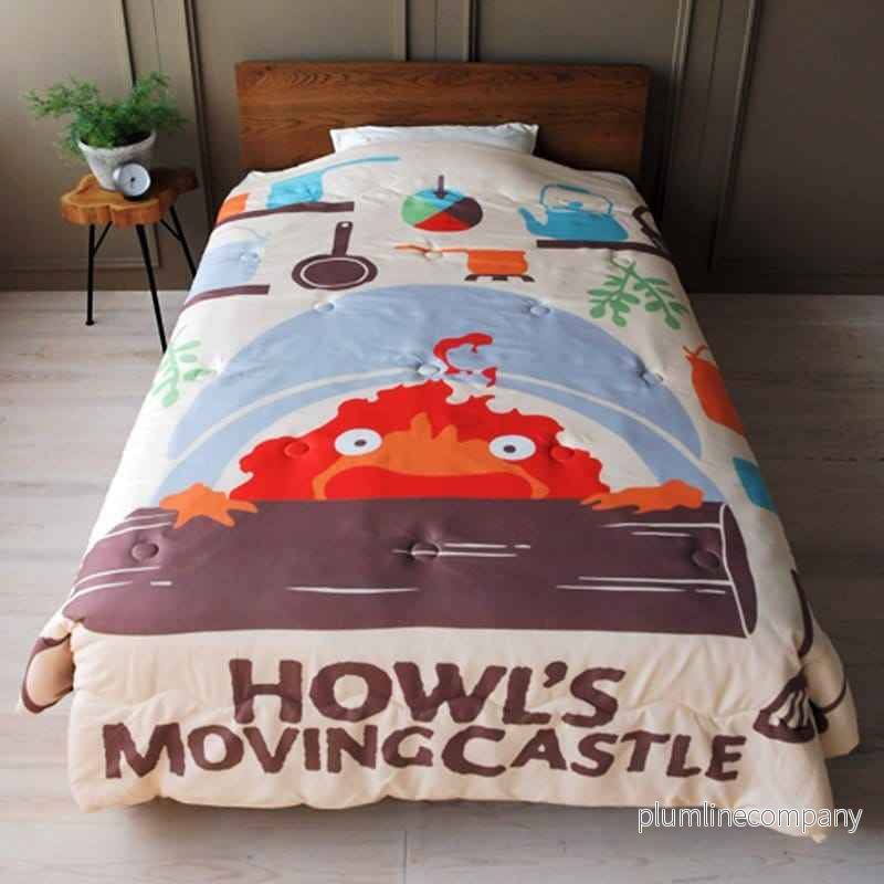 Howl’s Flygande Slott Natsu Täckdyna Koka med Calcifer Howl’s Flygande Slott Natsu Täckdyna Koka med Calcifer