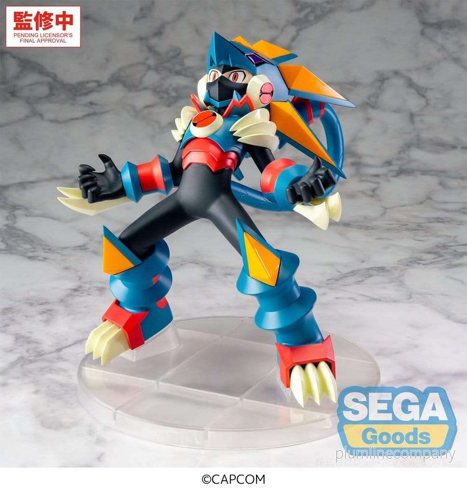 Mega Man Battle Network Luminasta PVC-figur Mega Man Gregar Beast 17 cm Mega Man Battle Network Luminasta PVC-figur Mega Man Gregar Beast 17 cm