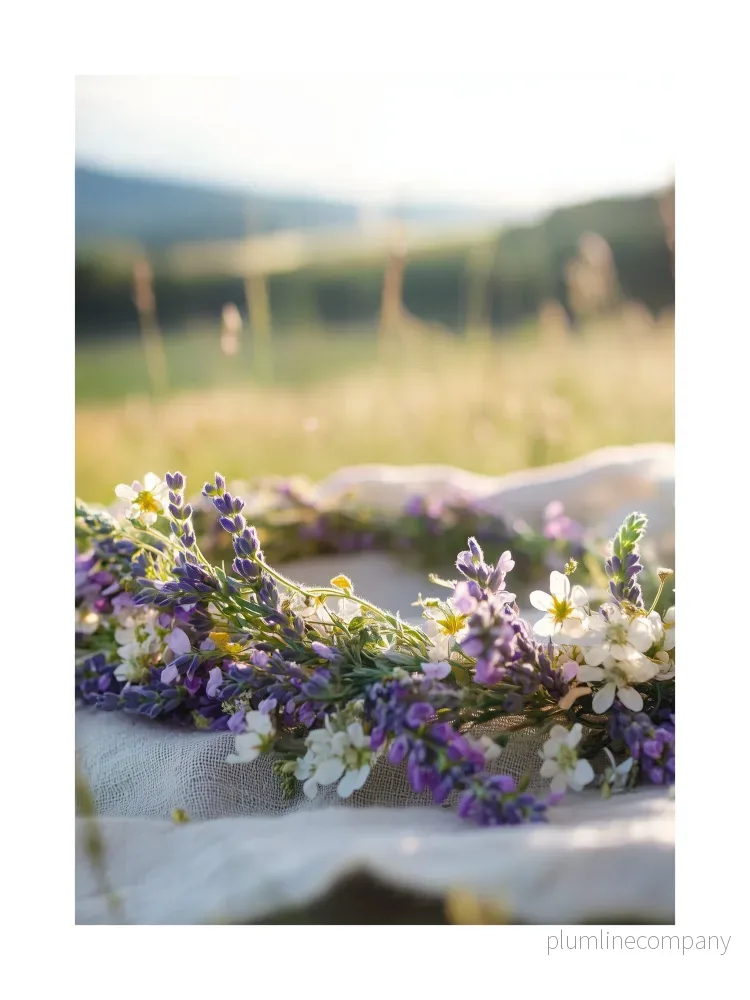 Midsummer Flower Crown Poster Midsummer Flower Crown Poster