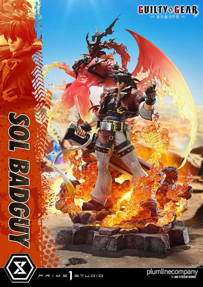 Guilty Gear -STRIVE- Ultimate Premium Masterline Series staty 1/4 Sol Badguy Version 82 cm - Bild 3