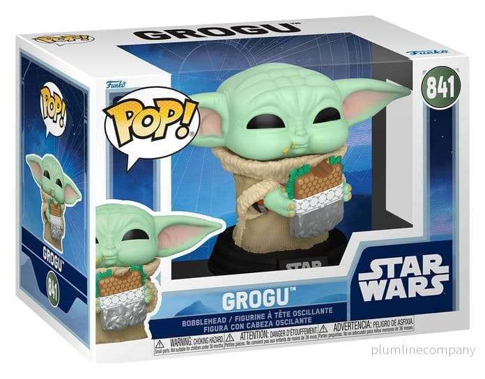 Star Wars: The Mandalorian and Grogu POP! figur Grogu with Sandwich 9 cm - Bild 3