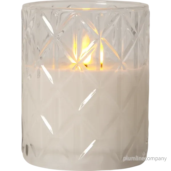 Konstgjorda ljus Glas 12,5 cm Konstgjorda ljus Glas 12,5 cm