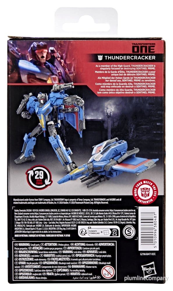Transformers One Studio-serien Deluxe Klass Actionfigur Thundercracker 13 cm - Bild 3