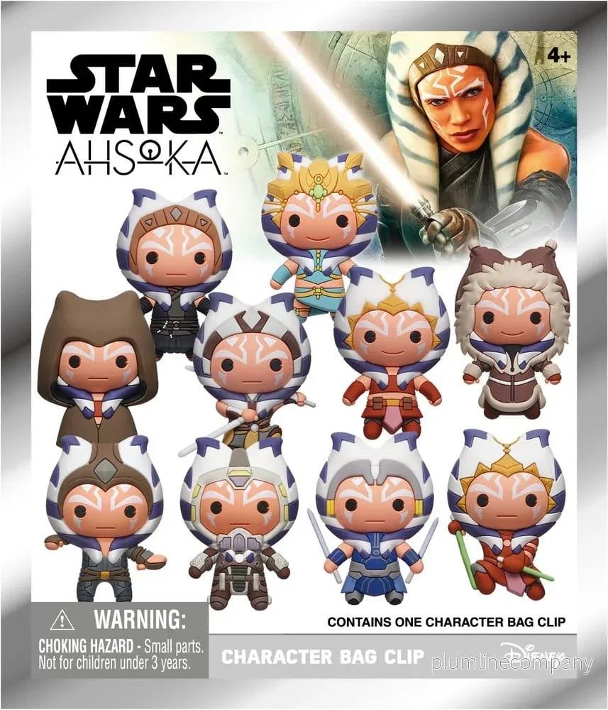 Star Wars Ahsoka 3D PVC-påsklämmor Serie 1 Blindpåse, Display med 24 stycken - Bild 2