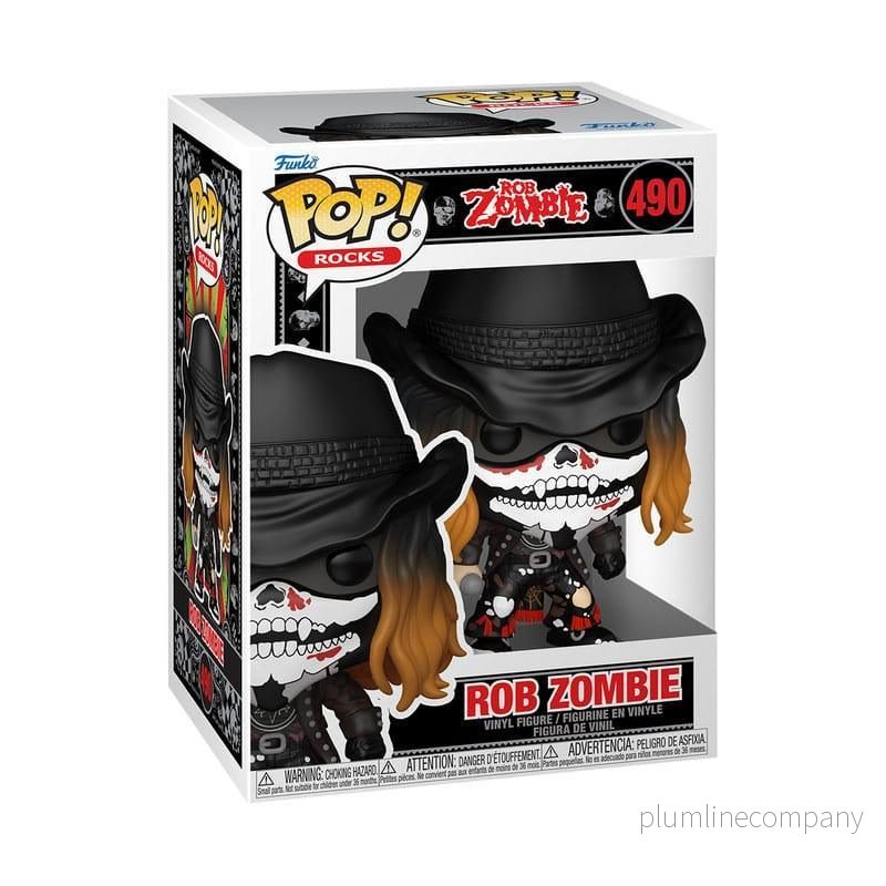 Rob Zombie POP! Rocks Figur Rob Zombie w/Bandana 9 cm - Bild 3