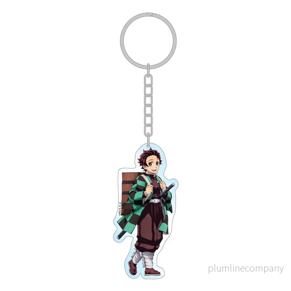 Demon Slayer: Kimetsu no Yaiba Acrylic Nyckelring Tanjiro Holographic 8 cm Demon Slayer: Kimetsu no Yaiba Acrylic Nyckelring Tanjiro Holographic 8 cm