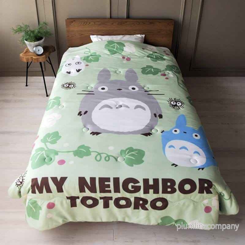 My Neighbor Totoro Natsu Komforttäcke Totoro Grönt Löv - Bild 2
