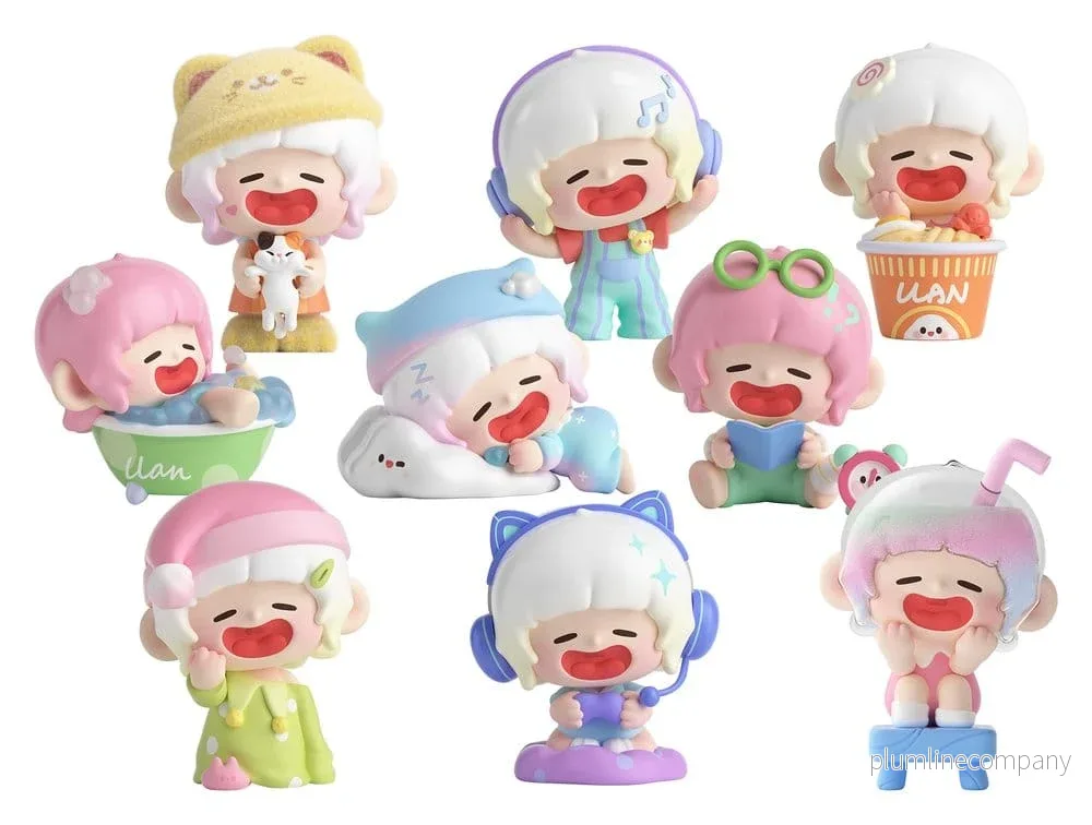 Original Karaktärs Samlarfigurer Blind Box 8-Pack Lazy Home Diary 9 cm - Bild 2
