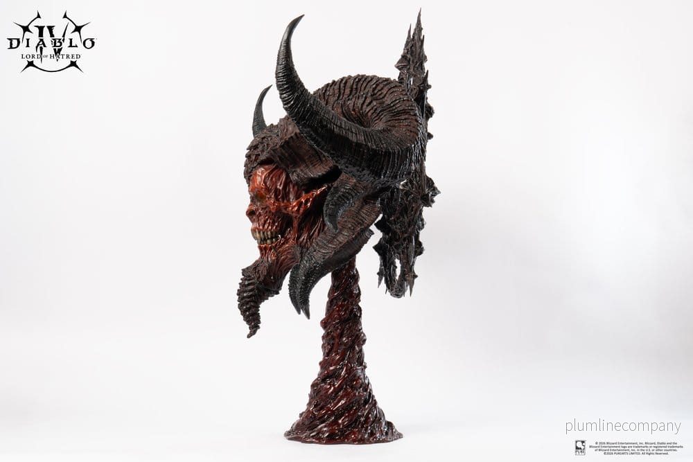 Diablo IV Art Mask Replica 1/1-skala Lord of Hatred Mephisto 94 cm - Bild 3