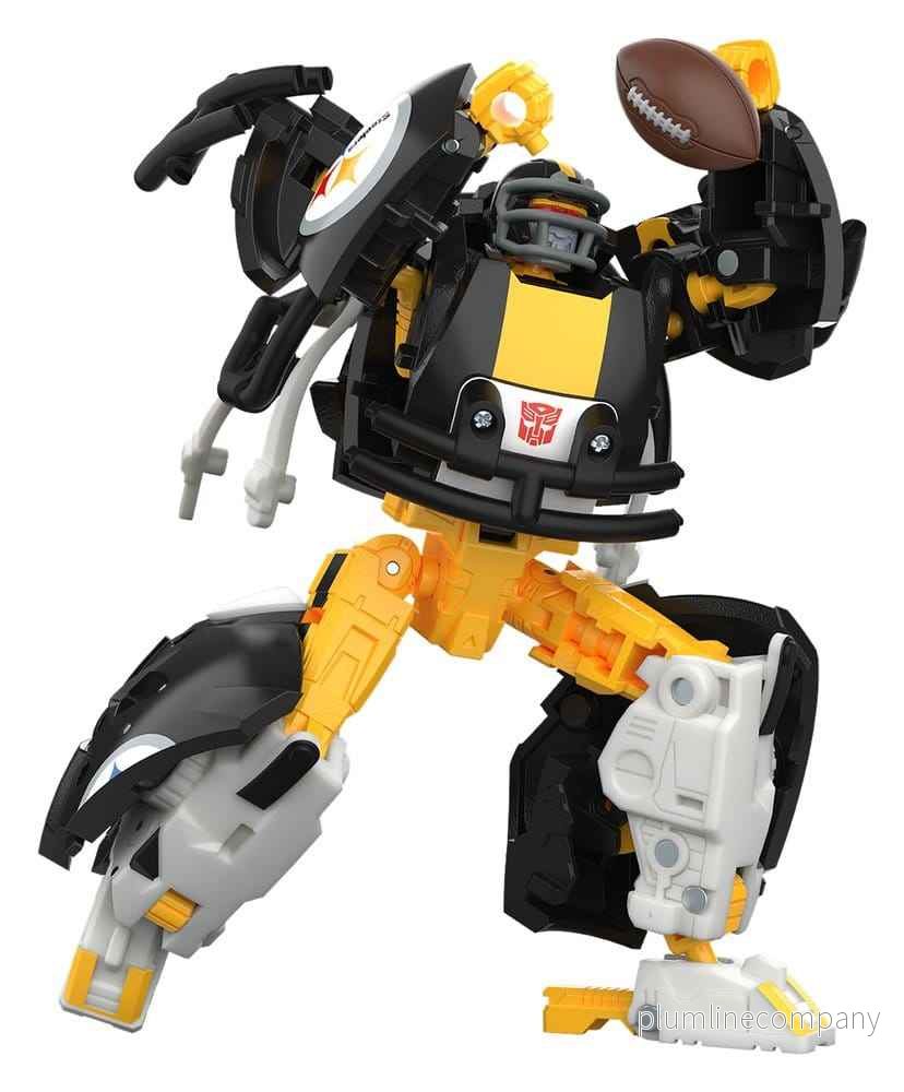 Transformers x NFL Actionfigur Pittsburgh Steelers: Steelsmash 14 cm Transformers x NFL Actionfigur Pittsburgh Steelers: Steelsmash 14 cm