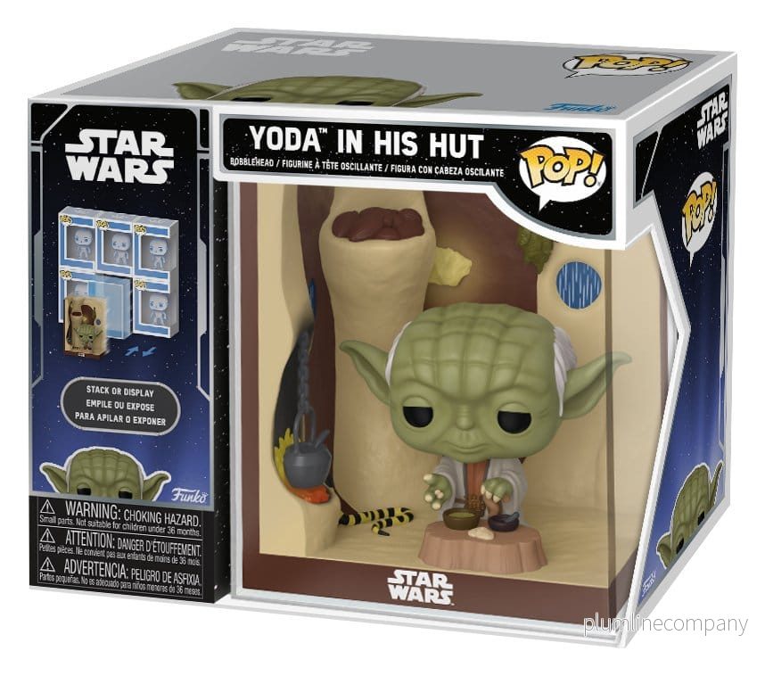 Star Wars POP! Nooks Figur Yoda's Hutt 9 cm - Bild 3